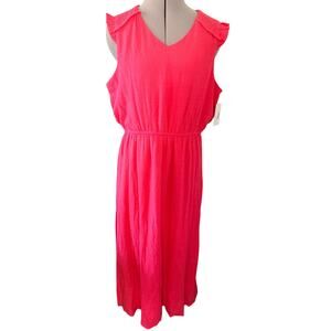 Harper 241 Womens sleeveless Pink Dress size L NWT